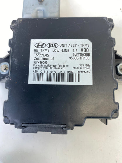 2012-2014 HYUNDAI ACCENT TIRE PRESSURE MONITOR MODULE TPMS 95800-1R100 OEM