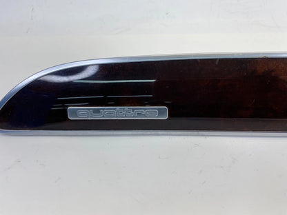 05-11 AUDI A6 QUATTRO DASH RIGHT SIDE COVER BEZEL PANEL TRIM MOLDING 4F1853190S