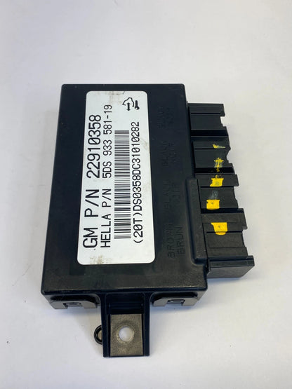 2009-2017 CHEVROLET TRAVERSE DRIVER SEAT OCCUPANT SENSOR CONTROL MODULE 22910358