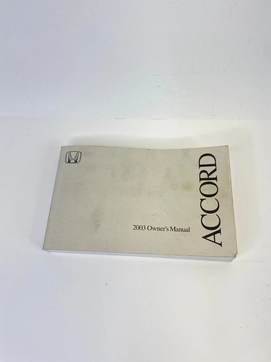 2003 03 HONDA ACCORD OWNER'S MANUAL WARRANTIES GUIDE & PROTECTING KIDS BOOKS OEM