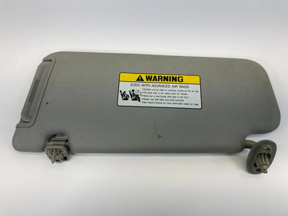 2010-2013 KIA FORTE W/O SUNROOF RIGHT PASSENGER SIDE SUNVISOR SUN VISOR GRAY OEM