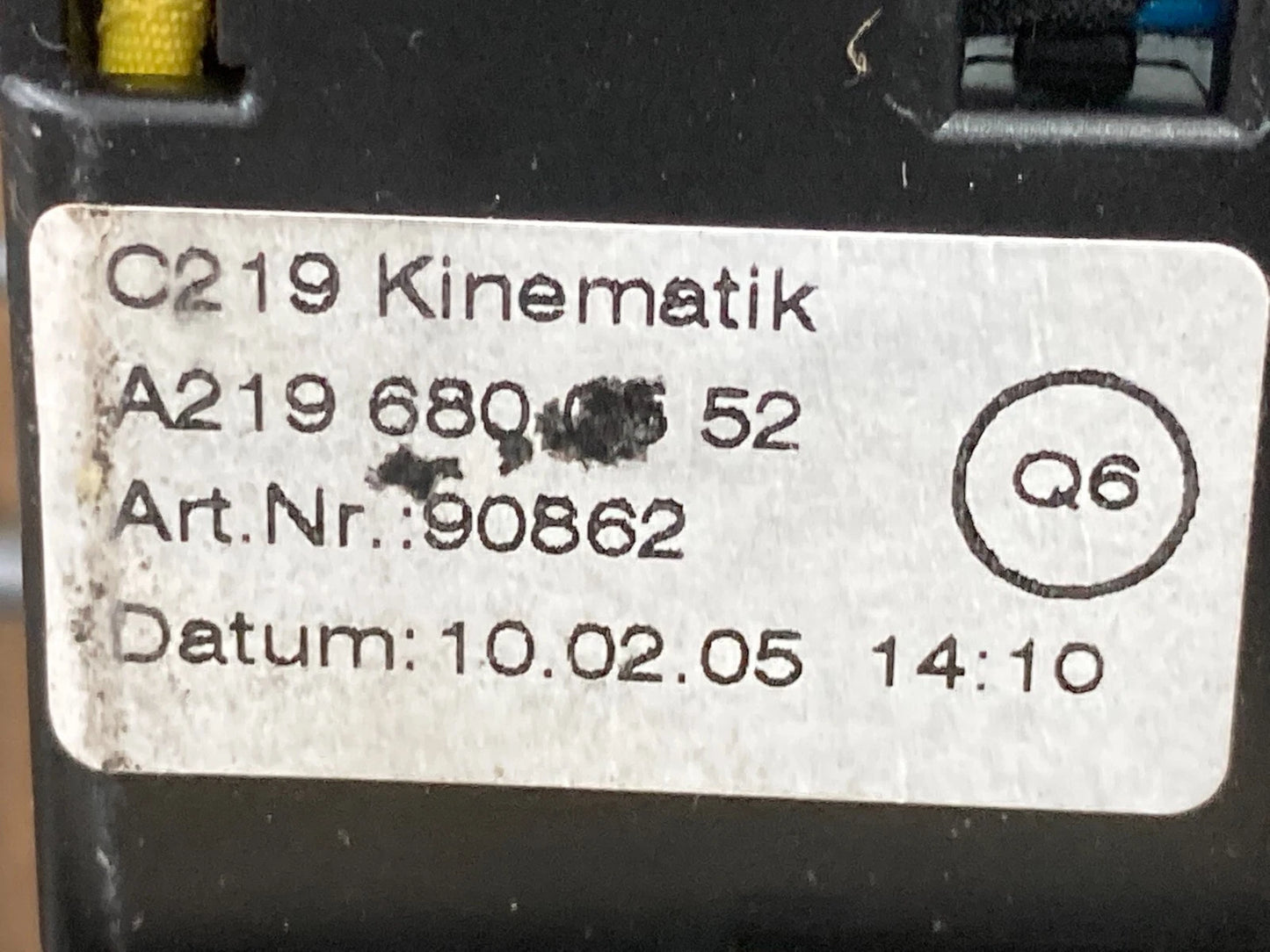 2006-2011 MERCEDES CLS500 HAZARD SEAT CONTROL SWITCH PANEL UNIT 2196800552 OEM