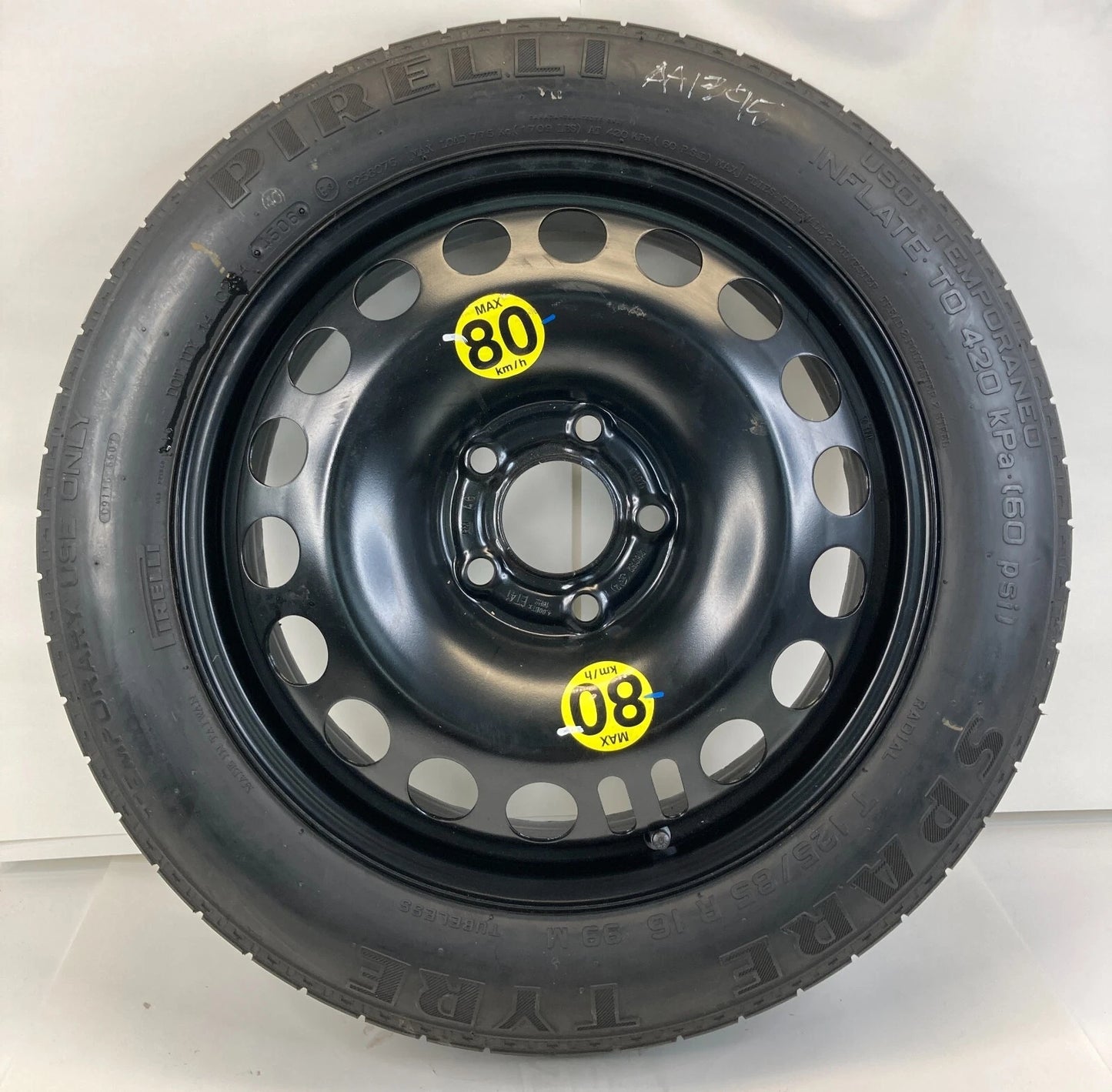 2003-2011 SAAB 9-3 EMERGENCY SPARE TIRE RIM COMPAT DONUT T125/85 R16 99M OEM