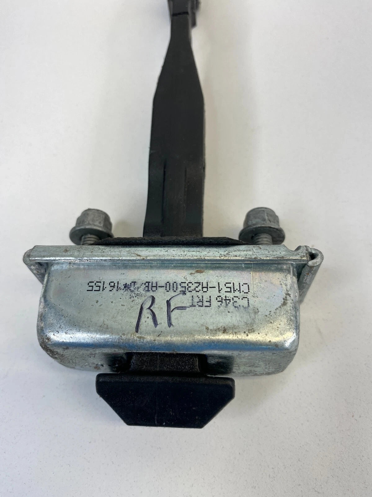 2012-2018 FORD FOCUS FRONT RIGHT DOOR LOCK CHECK STOPPER STRAP CM51A23500AB