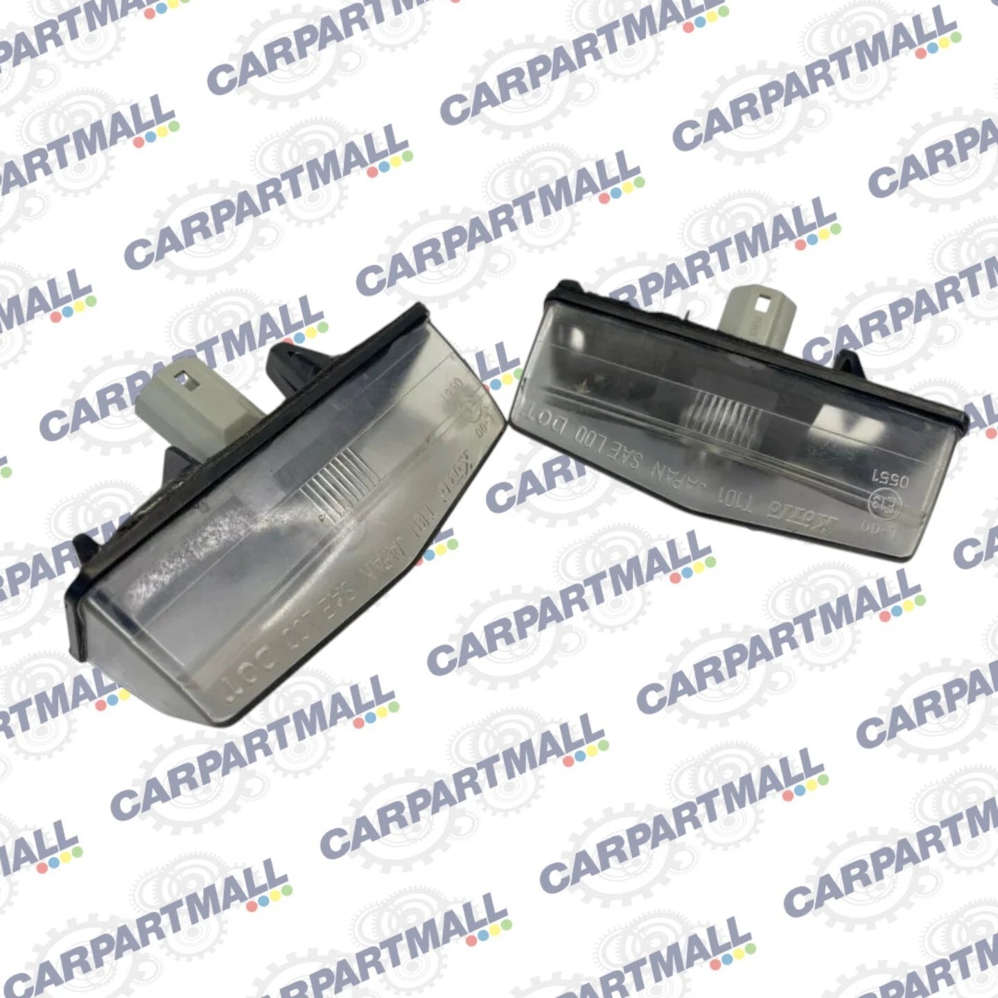 2004-2015 TOYOTA PRIUS REAR TRUNK LICENSE PLATE LIGHT LAMP PAIR SET OEM