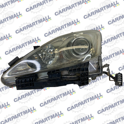 06 07 08 LEXUS IS250 IS250 LEFT DRIVER HEADLIGHT HEADLAMP HALOGEN 5211653020 OEM