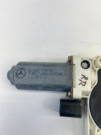 2003-2009 MERCEDES-BENZ E320 E350 REAR RIGHT PASSENGER WINDOW MOTOR A2118202442