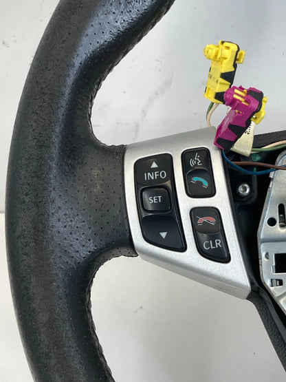 2005-2011 SAAB 9-3 STEERING WHEEL W/ AUDIO CONTROL LEATHER BLACK 12774365