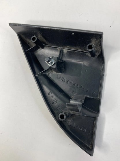 05-10 SCION TC FRONT LF DRIVER DOOR INTERIOR MIRROR CORNER COVER OEM 67492-21070