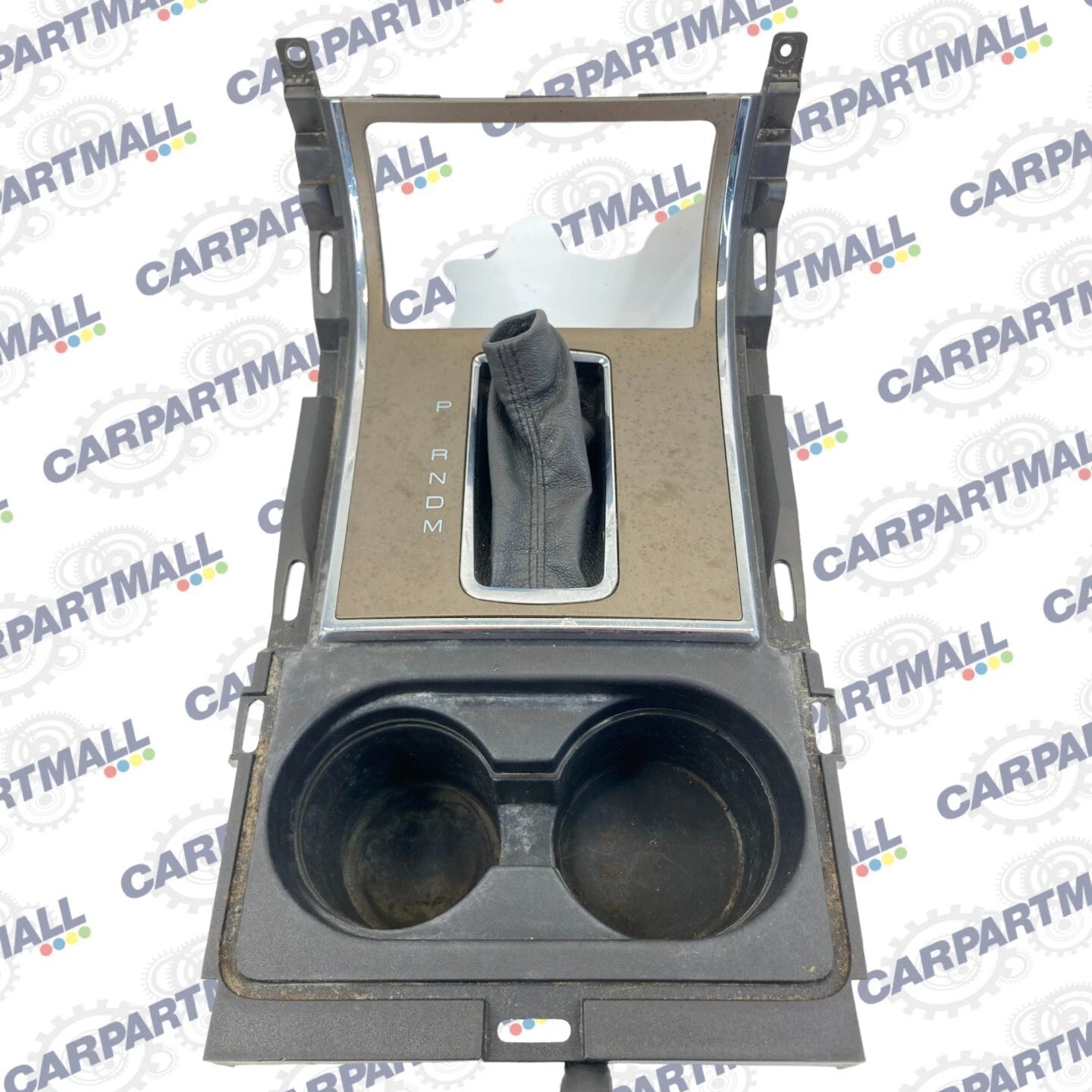 11 12 LINCOLN MKX CENTER CONSOLE SHIFTER BEZEL TRIM W/ CUP HOLDER BA1378045A76B