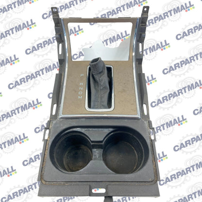 11 12 LINCOLN MKX CENTER CONSOLE SHIFTER BEZEL TRIM W/ CUP HOLDER BA1378045A76B