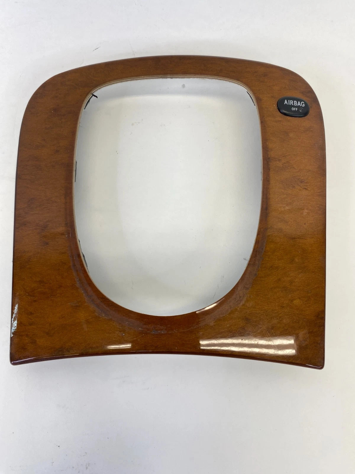 2000-2006 MERCEDES S430 SHIFTER BEZEL WOOD TRIM WITH BOTON LIGHT OEM 2088201001