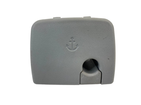2004-2006 CADILLAC SRX REAR 2ND SEAT SAFETY ANCHOR HOOK COVER TRIM CAP OEM