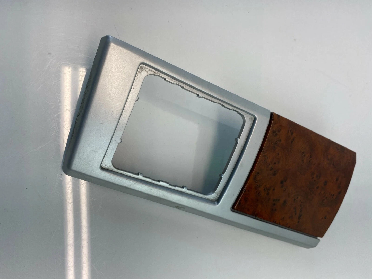 08-10 GRAND CARAVAN TOWN & COUNTRY DASH HEADLIGHT SWITCH BEZEL COVER TRIM WOOD