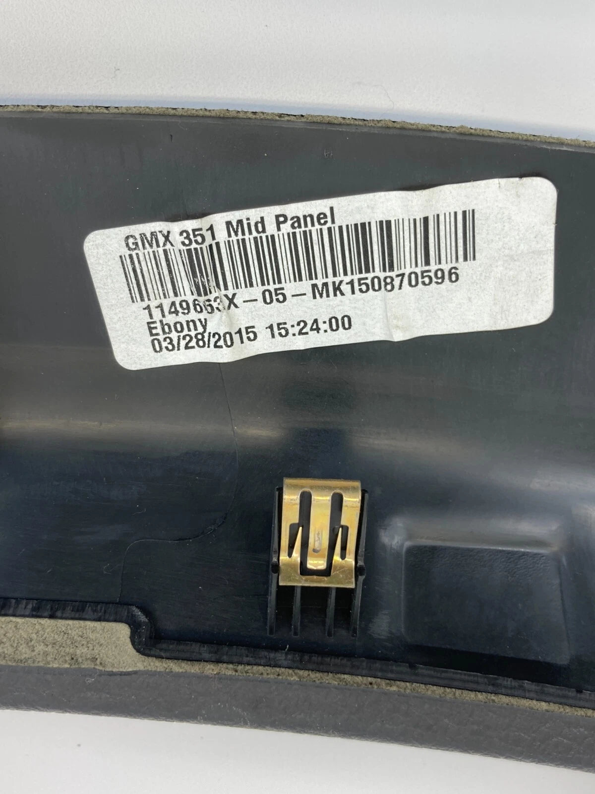 2013-2015 CHEVROLET MALIBU DASH RIGHT PASSENGER MID PANEL TRIM COVER 1149663X