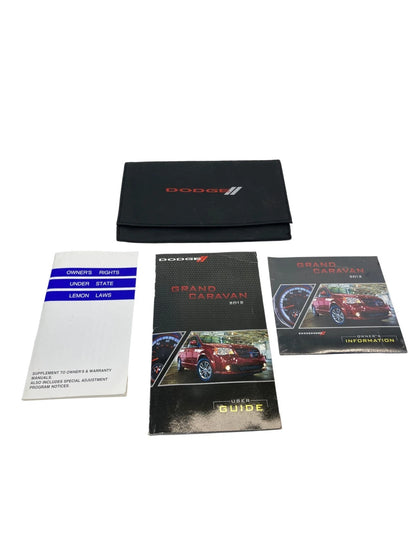 2012 12 RAM CARGO VAN C/V OWNER'S MANUAL INFORMATION CD W/ CASE OEM