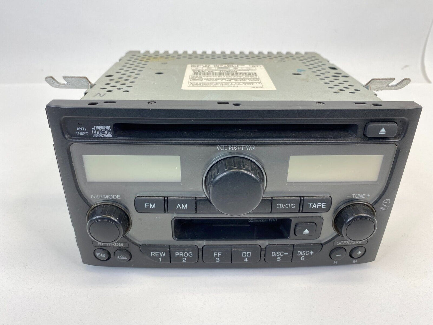 03 04 05 Honda Pilot Radio AM/FM CD Cassette Player Receiver 39100S9VA100 OEM