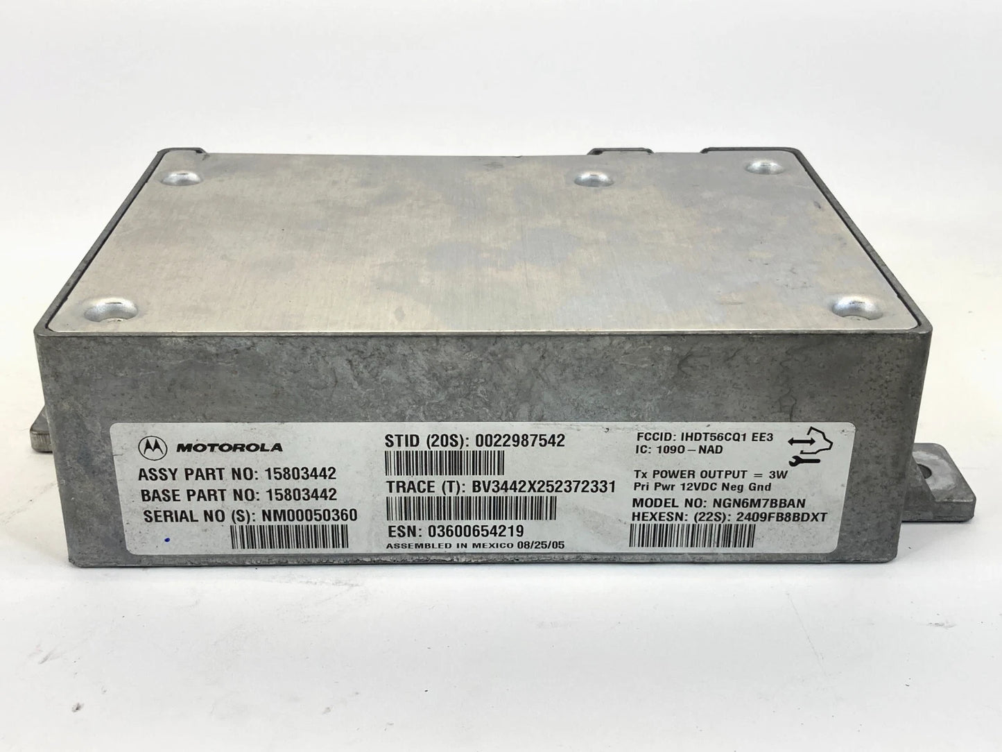 2003-2007 CADILLAC CTS VCIM ONSTAR COMMUNICATION CONTROL MODULE 15803442 OEM