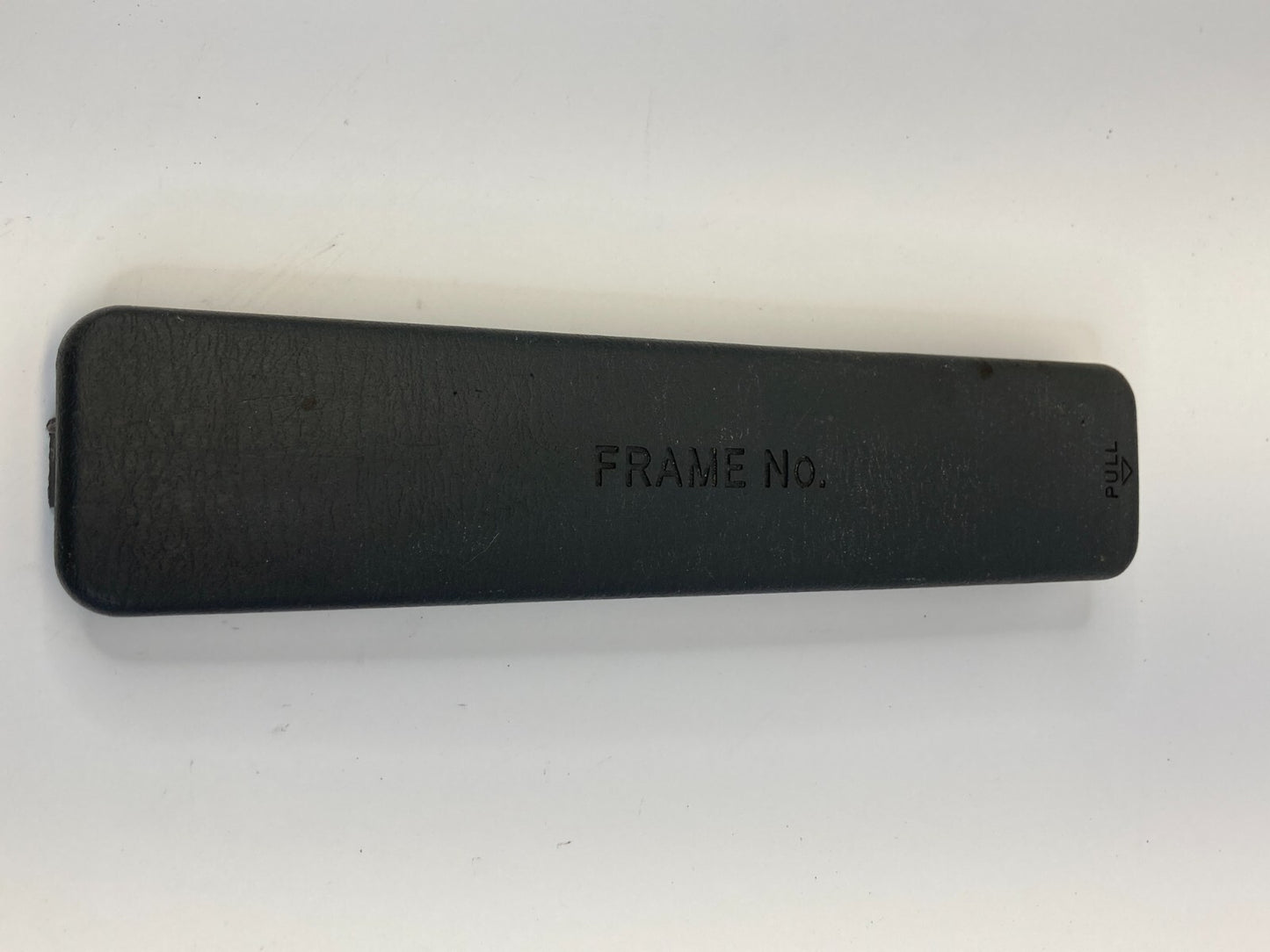 2001-2005 Toyota RAV4 Front Floor Frame Number Access Trim Caution Cover Bezel