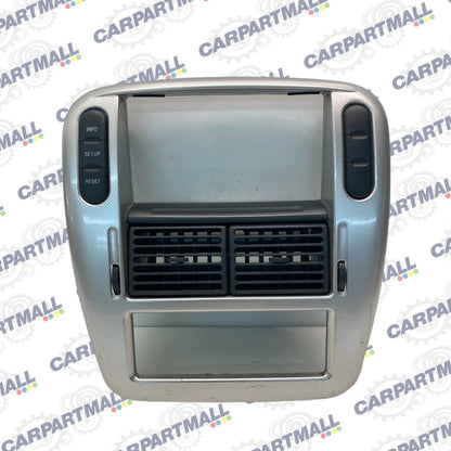 2002-2005 MERCURY MOUNTAINEER CENTER DASH RADIO TRIM BEZEL AC VENT 4L24-7804 OEM