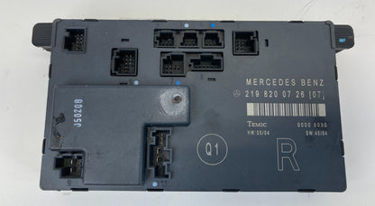2006 Mercedes-Benz CLS500 Front Right Door Control Module Unit 219-820-07-26 OEM
