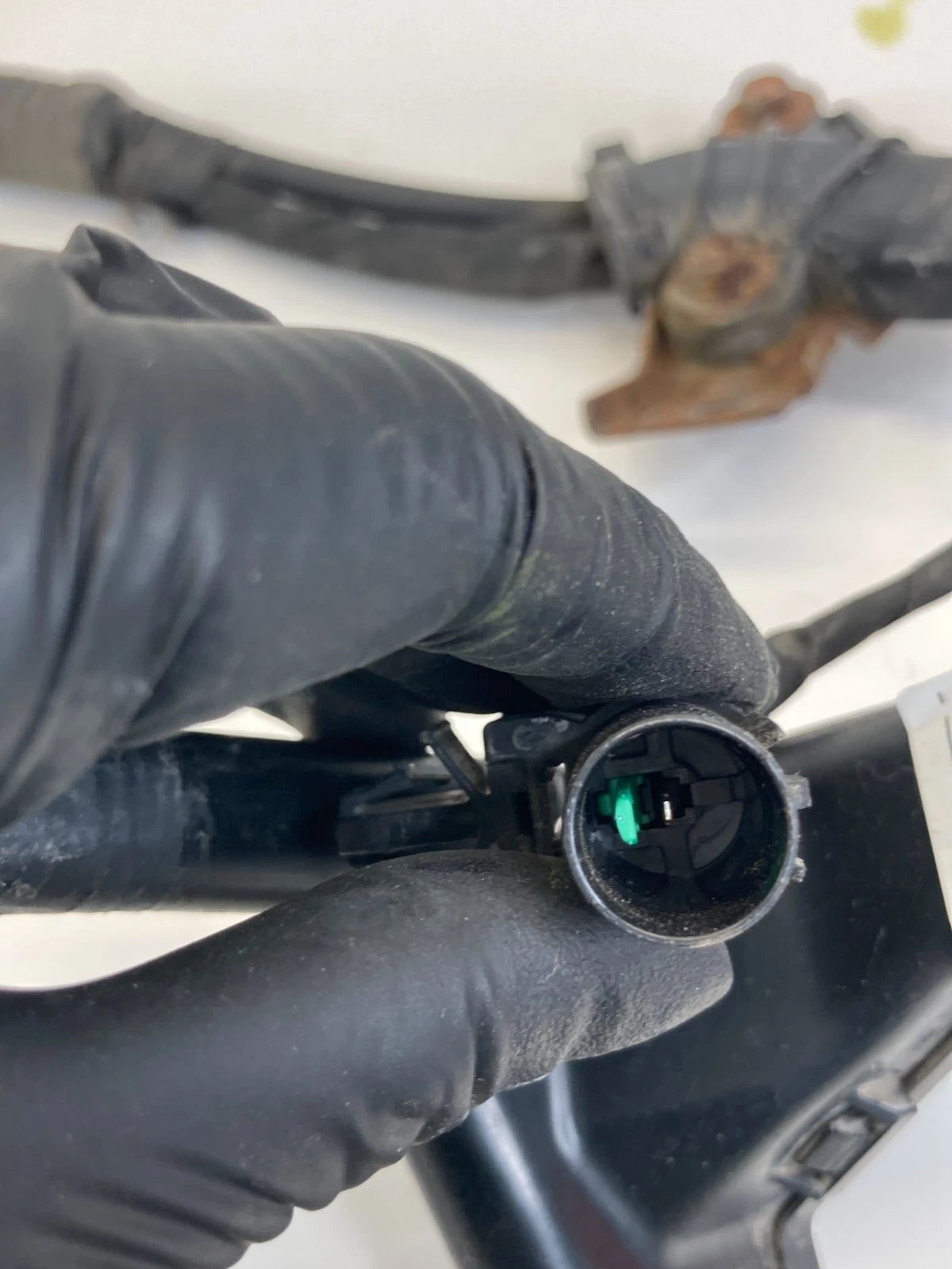 11-14 HYUNDAI SONATA 2.4L NEGATIVE BATTERY CABLE WITH SENSOR 91850-3S710-B OEM