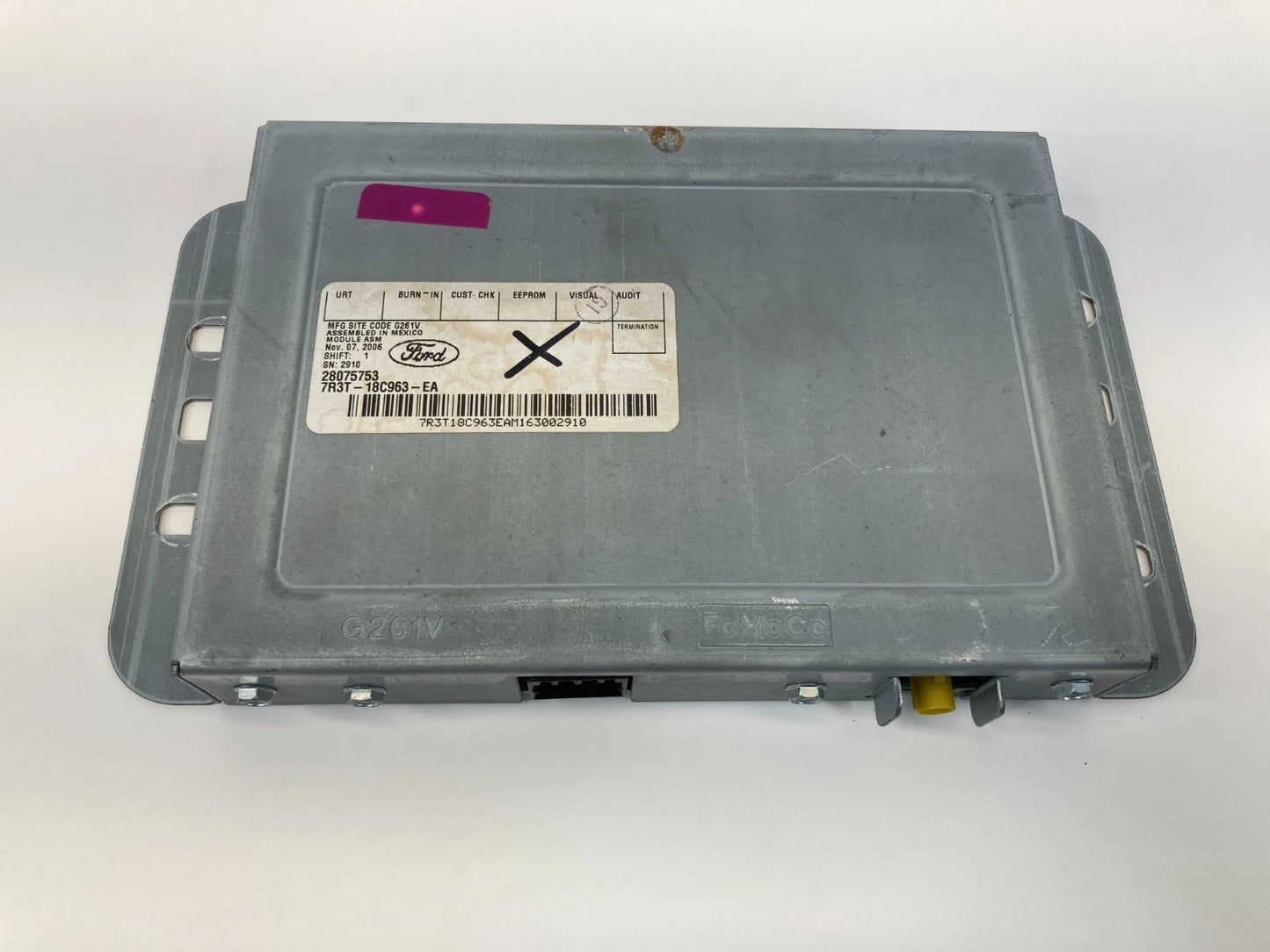 06 07 FORD EXPEDITION EXPLORER SIRIUS SATELLITE RADIO CONTROL MODULE 7R3Z-18C963