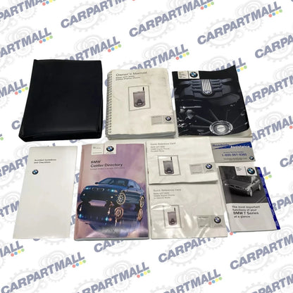 2002 02 BMW 745I OWNER'S MANUAL & QUICK REFERENCE CARD W/ CASE SET OEM