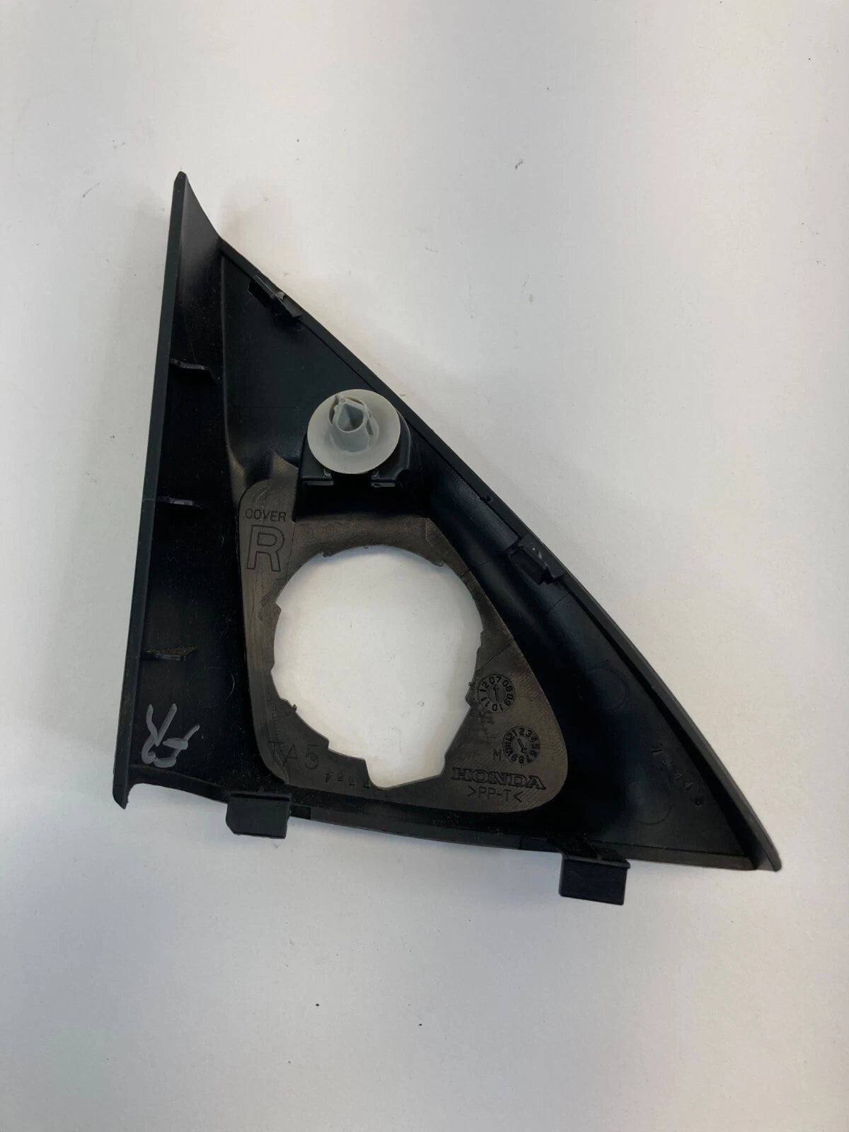 08-12 HONDA ACCORD SEDAN FRONT RIGHT SIDE INNER DOOR MIRROR CORNER COVER TRIM