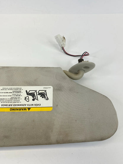 07-11 DODGE NITRO ROOF LEFT DRIVER SIDE SUN VISOR SHADE W/ LIGHT HOMELINK OEM