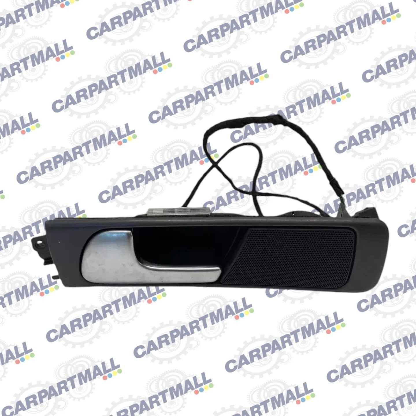 2002-2004 AUDI A6 REAR LEFT SIDE INTERIOR DOOR HANDLE W TWEETER SPEAKER OEM