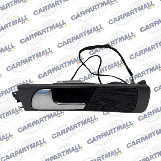 2002-2004 AUDI A6 REAR LEFT SIDE INTERIOR DOOR HANDLE W TWEETER SPEAKER OEM