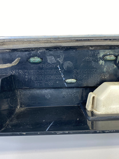 08-10 CHRYSLER TOWN & COUNTRY REAR LIFTGATE HANDLE MOLDING W/ CAMERA 05109538AC
