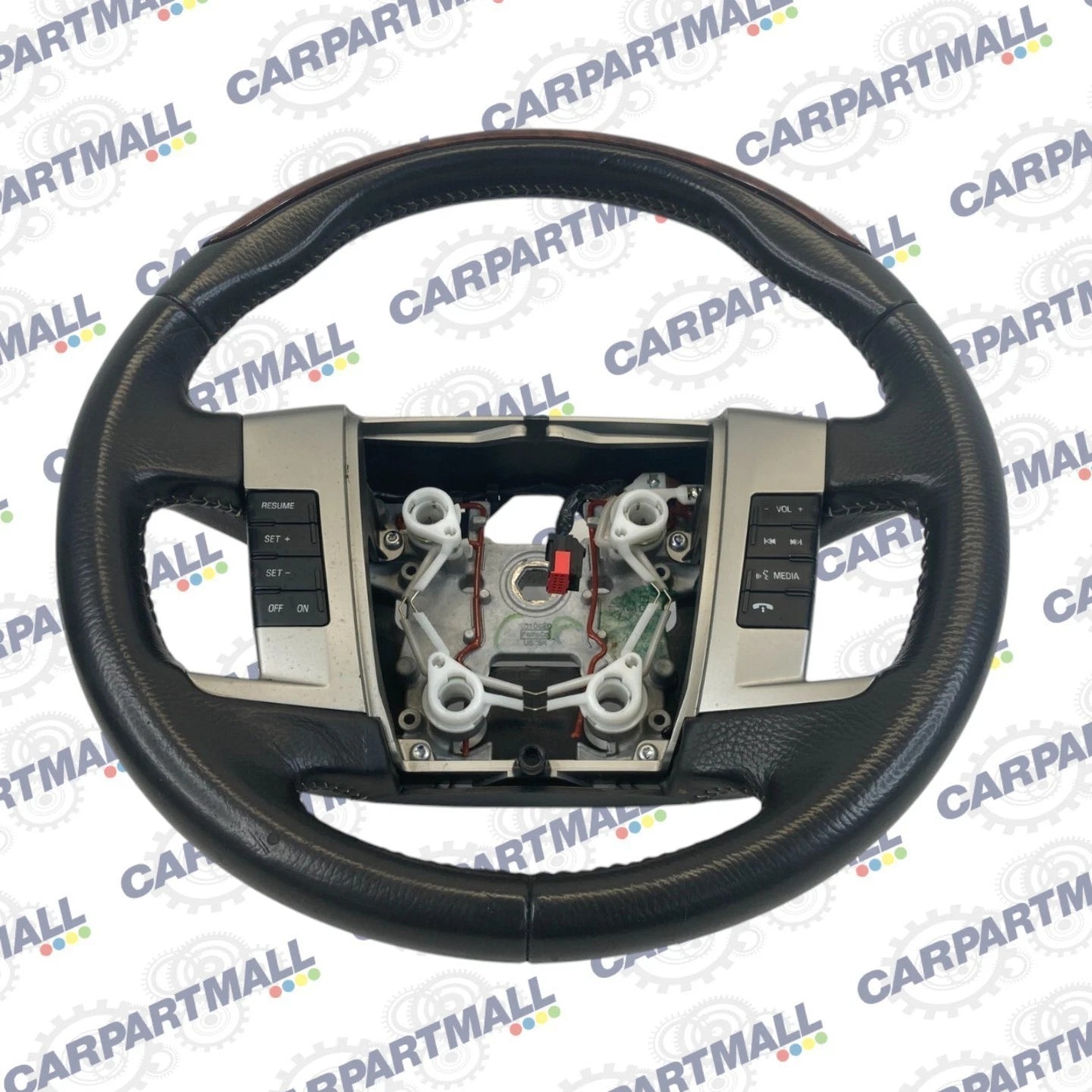 2009-2012 FORD FLEX STEERING WHEEL ASSY W/ CRUISE CONTROL PHONE SWITCH OEM