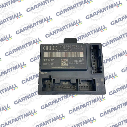 06-08 Audi A6 Quattro Front Right Passenger Side Door Control Module 4F0959792E