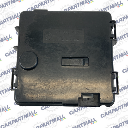 04-10 BMW X3 Rear Trunk Battery Cable Junction Fuse Box Cover Trim Cap 8-387-547