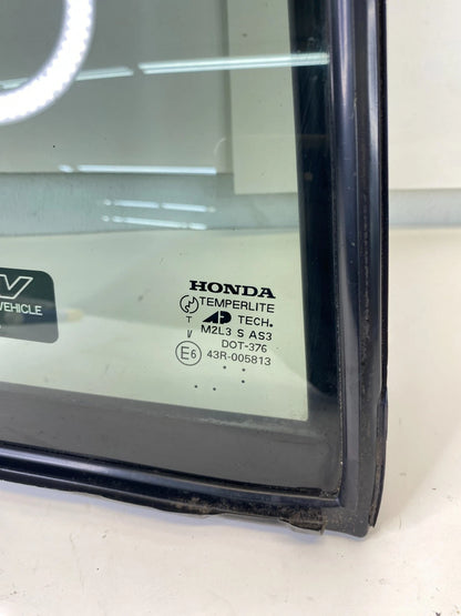 2003-2008 HONDA PILOT REAR LH LEFT DOOR VENT WINDOW GLASS FIXED 73491S9VAA0 OEM