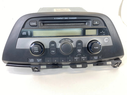 2005-2007 HONDA ODYSSEY EX RADIO XM CD PLAYER RECEIVER 6 DISC 39100-SHJ-A100