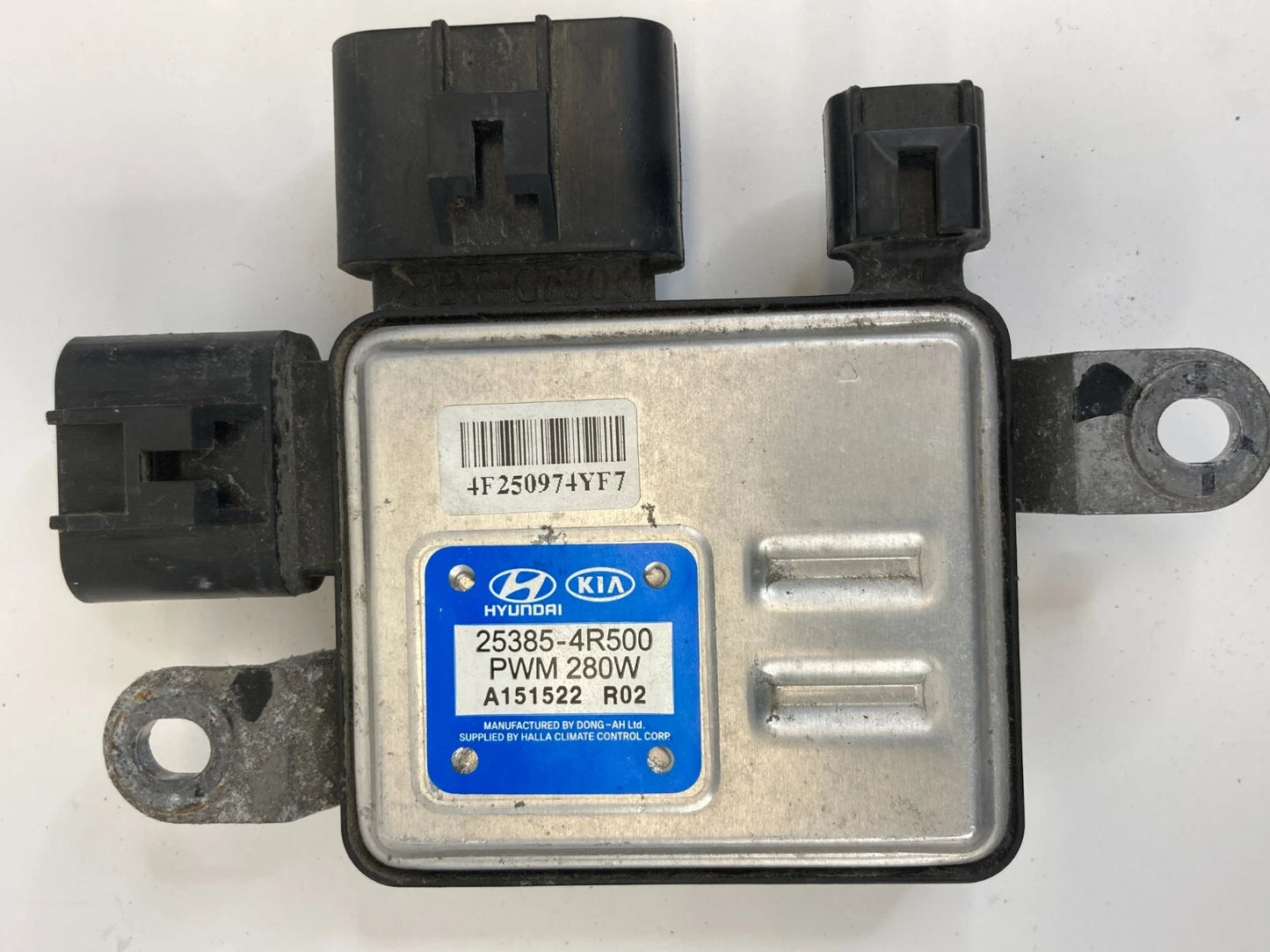 2014-2016 KIA OPTIMA ENGINE COOLING FAN RESISTOR CONTROL MODULE 25385-4R500 OEM