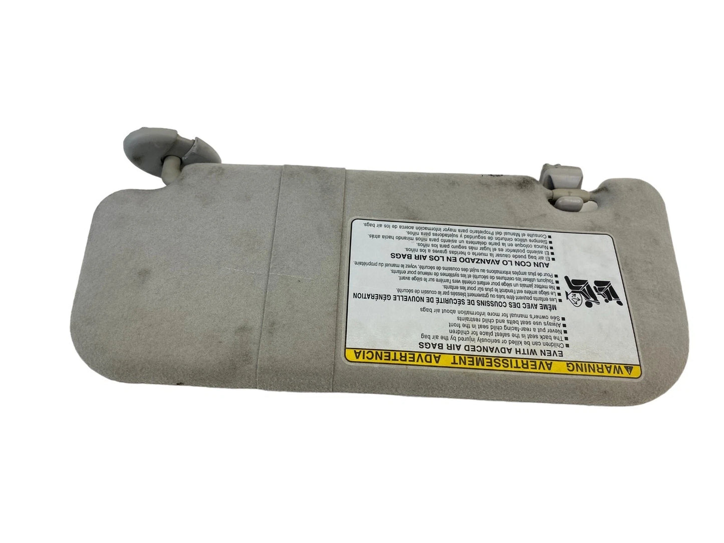 2009 2010 TOYOTA MATRIX ROOF FRONT RIGHT SIDE SUNVISOR SUN VISOR SHADE OEM