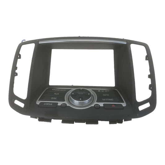 2007 2008 INFINITI G35 SEDAN RADIO FACEPLATE INFO DISPLAY CONTROL OEM 28395JK60B