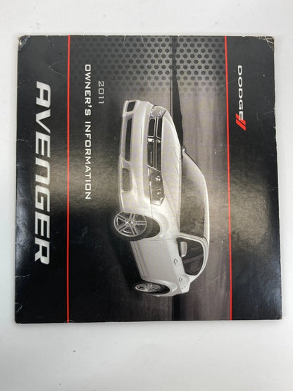 2011 11 DODGE AVENGER SEDAN OWNER'S MANUAL INFORMATION GUIDE BOOK OEM