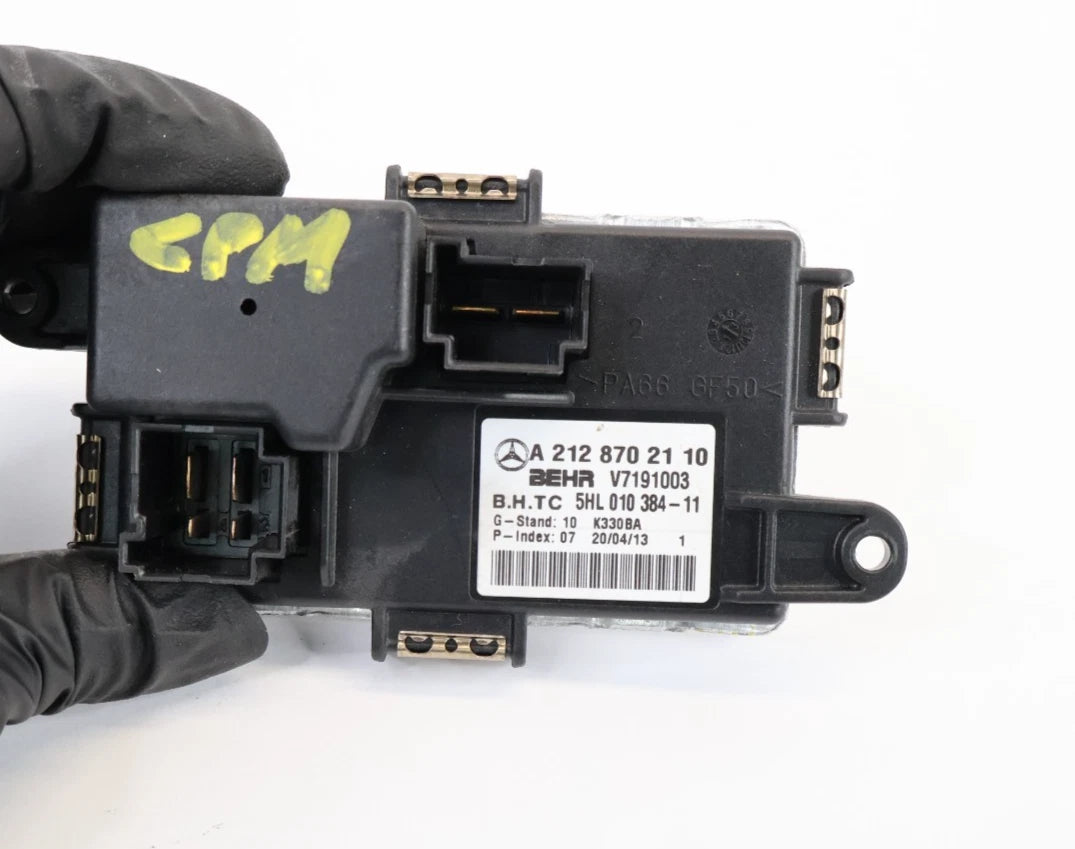 2010-2015 MERCEDES-BENZ E350 GLK350 A/C HEATER BLOWER MOTOR RESISTOR A2128702110