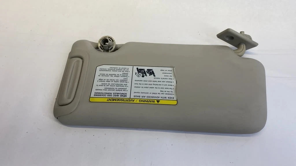 2014 2015 14 15 NISSAN VERSA NOTE LEFT DRIVER SIDE SUN VISOR SUNVISOR GRAY OEM