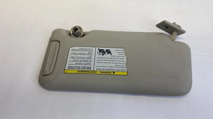 2014 2015 14 15 NISSAN VERSA NOTE LEFT DRIVER SIDE SUN VISOR SUNVISOR GRAY OEM