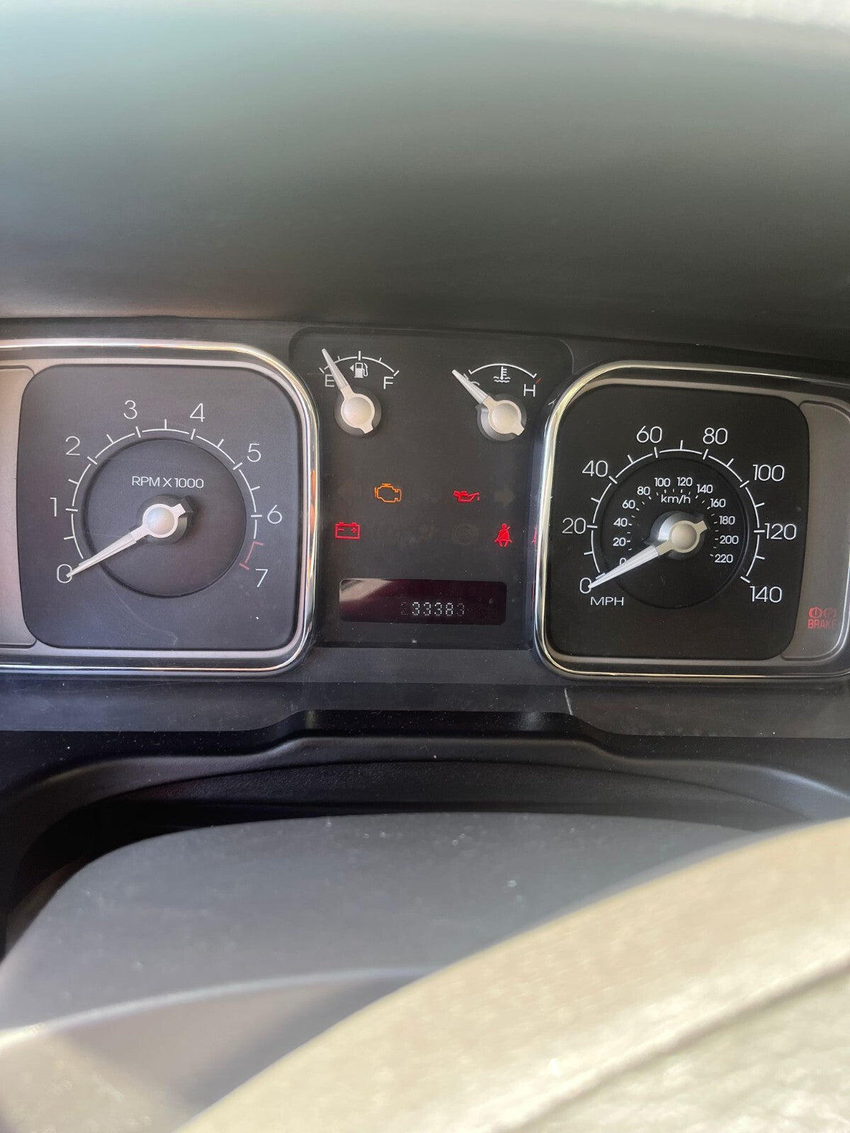 2007 2008 Lincoln MKX Dash Instrument Cluster Speedometer Gauges 233K Miles OEM