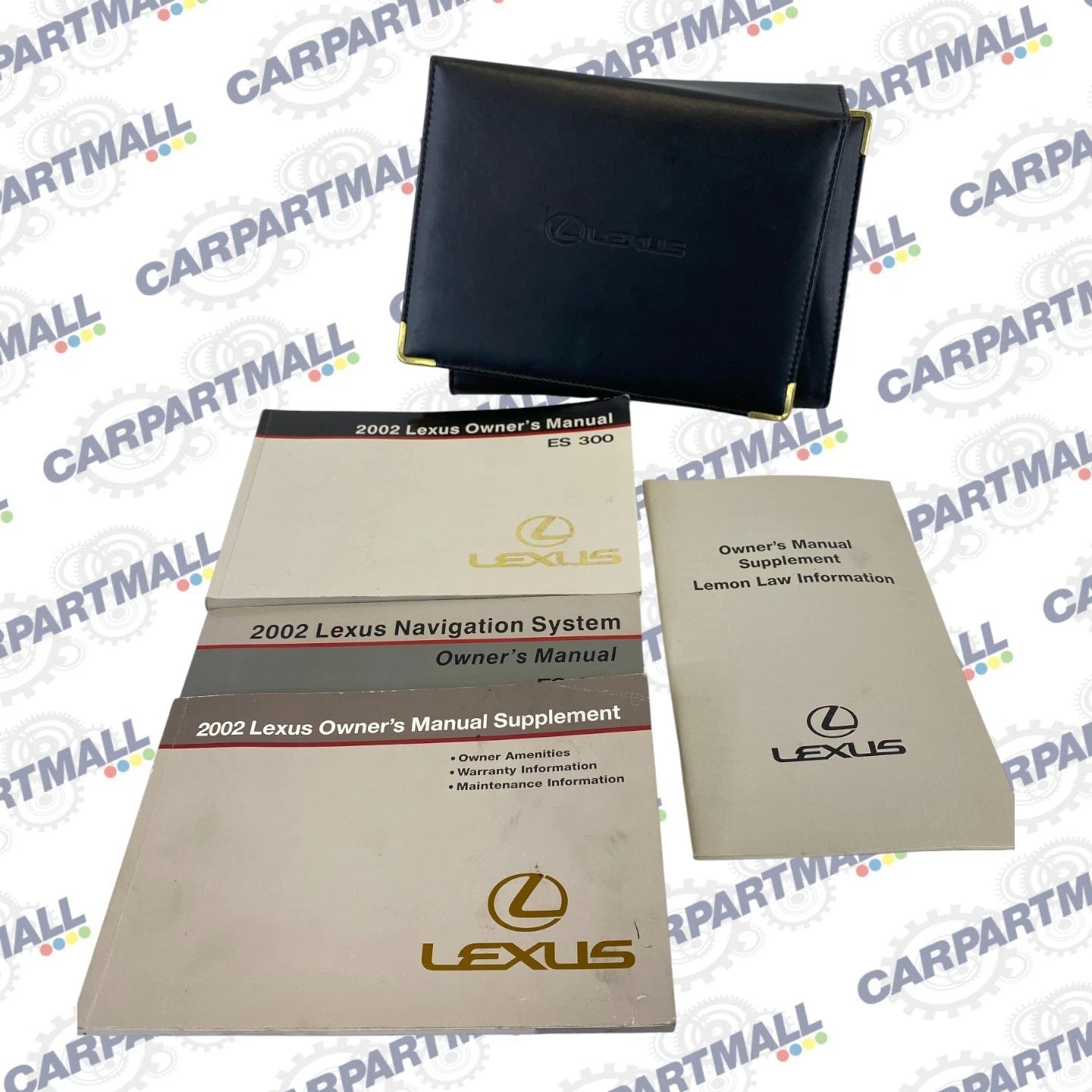 2002 LEXUS ES300 ES 300 OWNERS MANUAL HANDBOOK NAVIGATION SYSTEM SET W/ CASE OEM