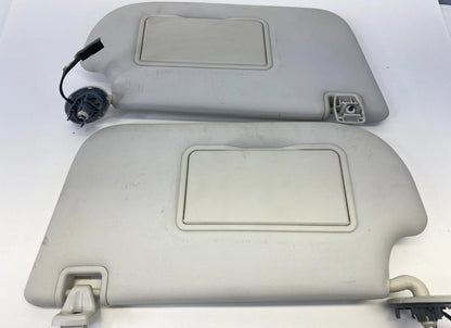 2013-2019 FORD ESCAPE SUN VISOR RH & LH PAIR SET GRAY LIGHTED W/ HOMELINK OEM