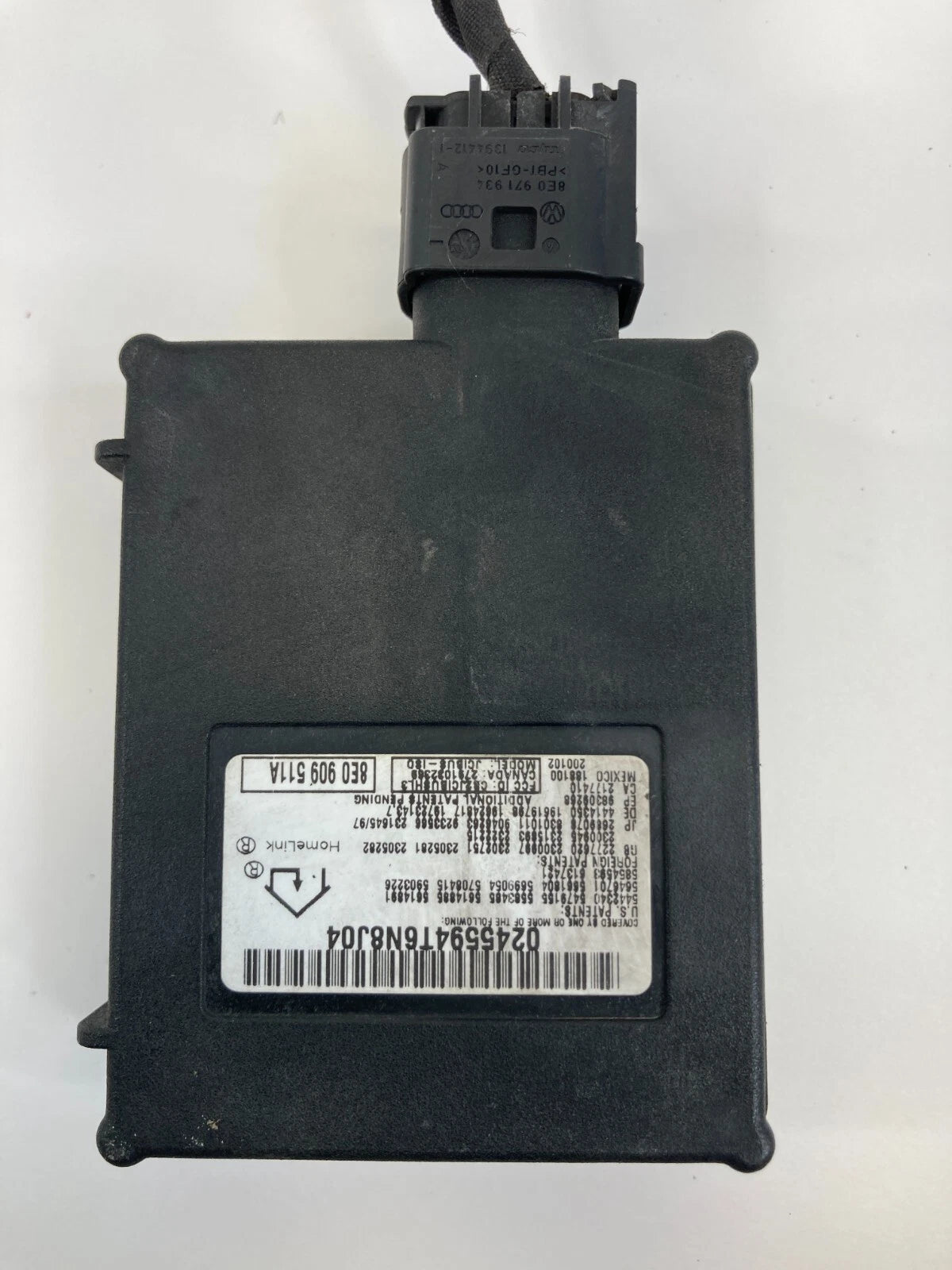 2005-2008 AUDI A6 QUATTRO HOMELINK GARAGE DOOR CONTROL MODULE 8E0-909-511A