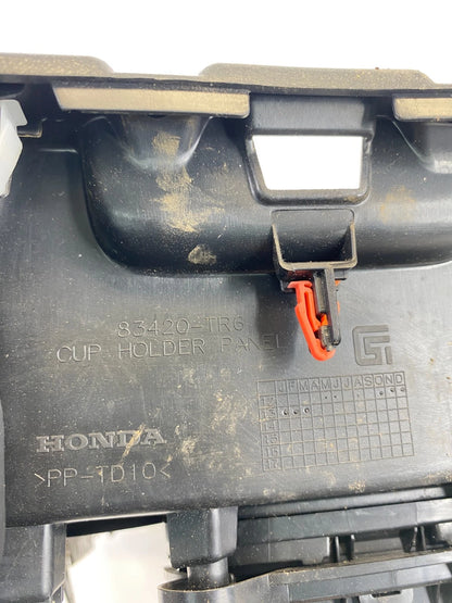 12-15 HONDA CIVIC SEDAN AUTOMATIC CENTER CONSOLE CUP HOLDER PANEL OEM 83420-TR6